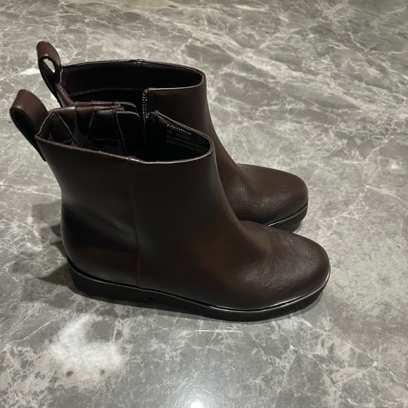 Comfortview Fiona Boot, Brown Cocoa Faux Leather, Comfy Size 7M - Picture 2 of 7